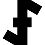 The wolfsangel symbol, arranged vertically.